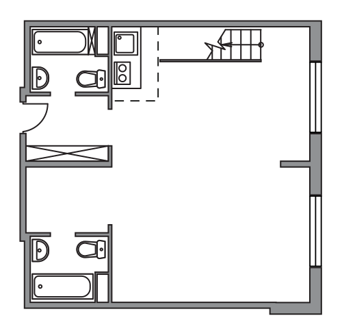 Студия 71.4 м²